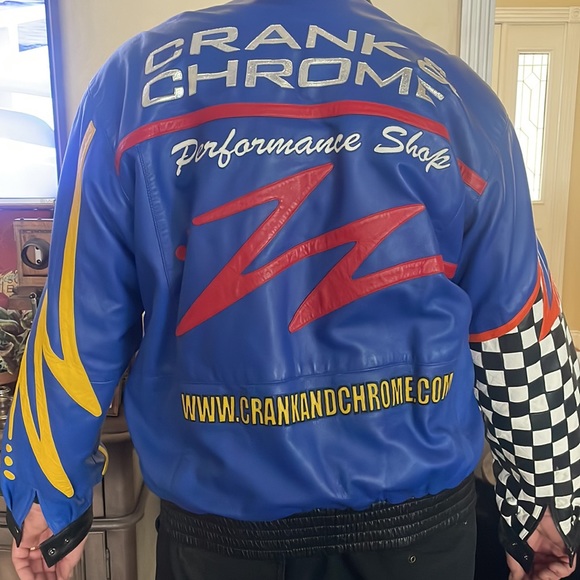 CRANK & CHROME LEATHER COAT - Picture 4 of 8